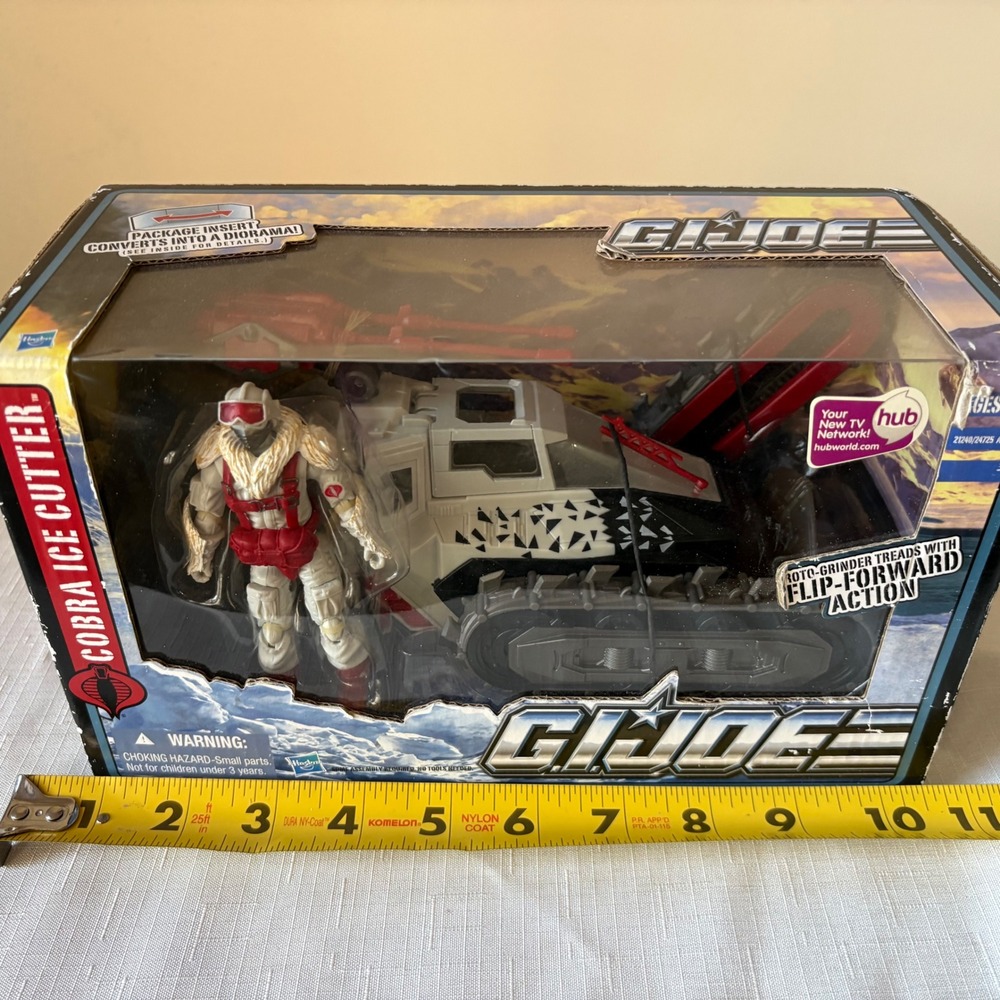 GI Joe Pursuit of Cobra Arctic Threat Cobra Ice Cutter Snow Serpent Officer 2010